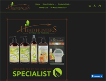 Tablet Screenshot of naturalliceproducts.com